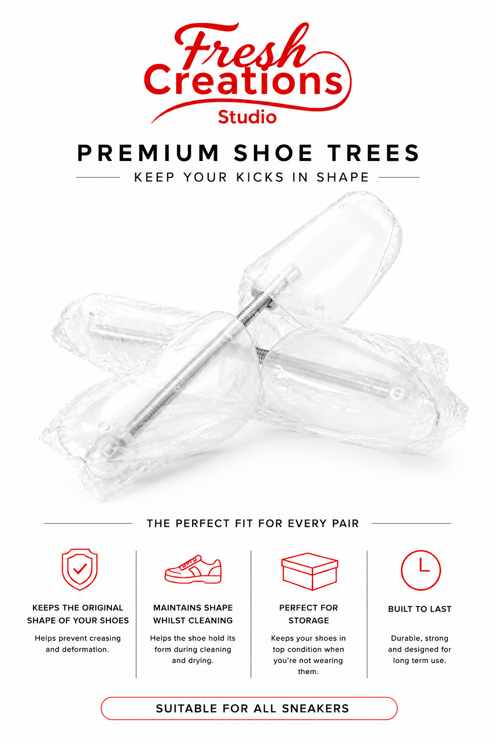 Premium Shoe Trees – Sneaker & Trainer Shoe Trees