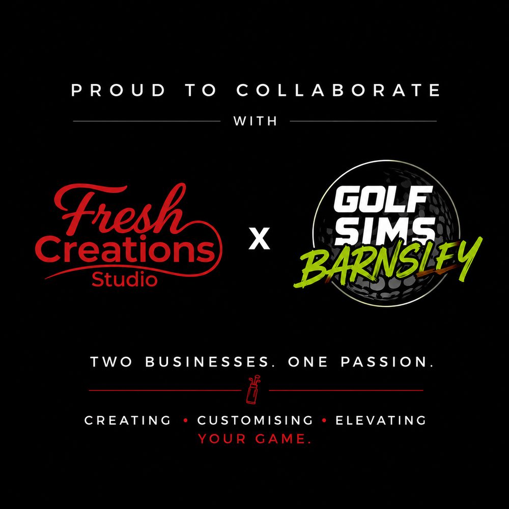 Custom golf club design by Fresh Creations Studio in Sheffield