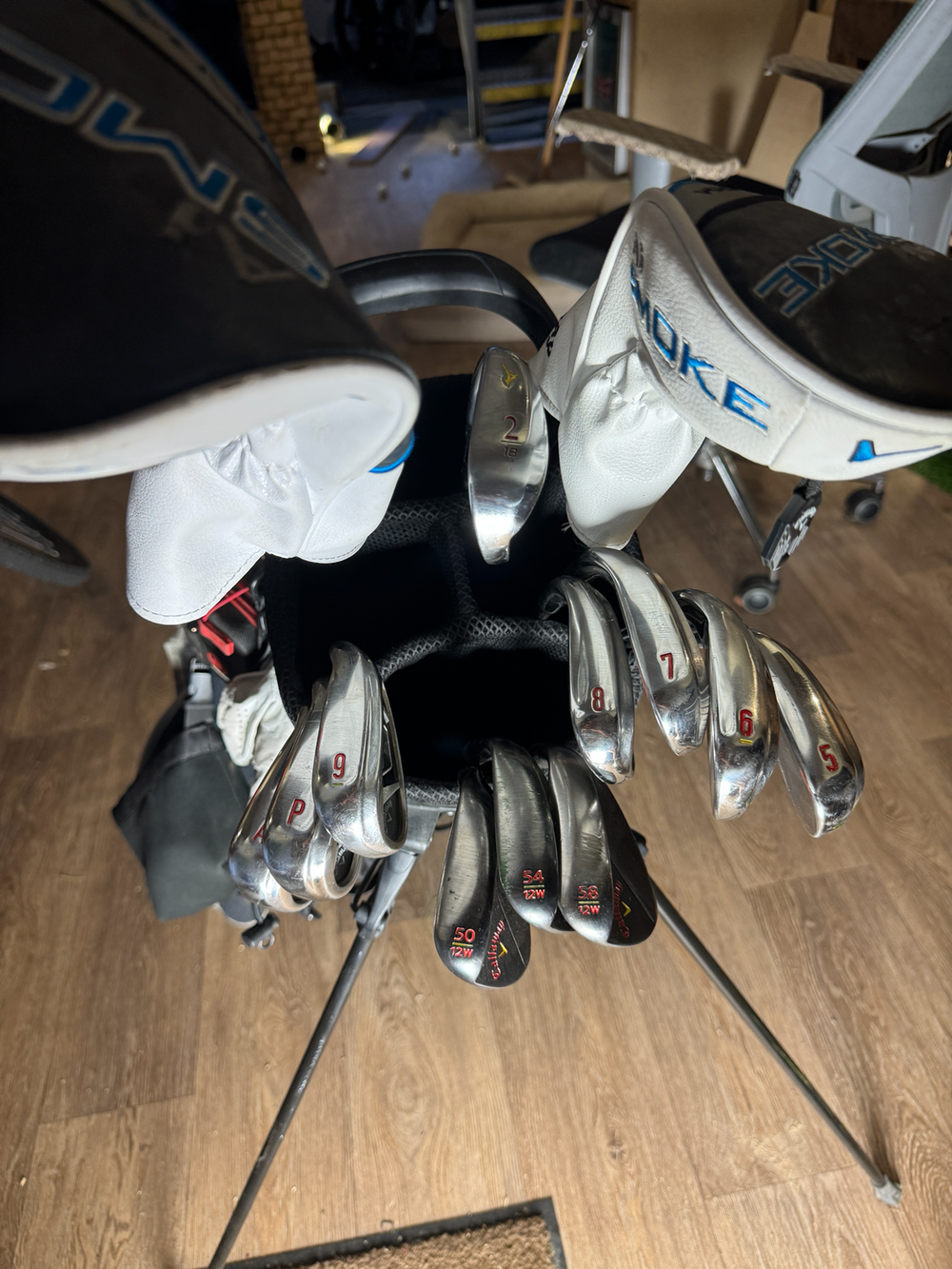 Custom golf club set designed by Fresh Creations Studio in Sheffield